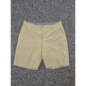 Adidas Ultimate 365 Shorts Mens 36 Tan Khaki 10" Performance Golf